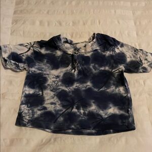 Sovereign Code Blue Palm Tree Tie-Dye Shirt